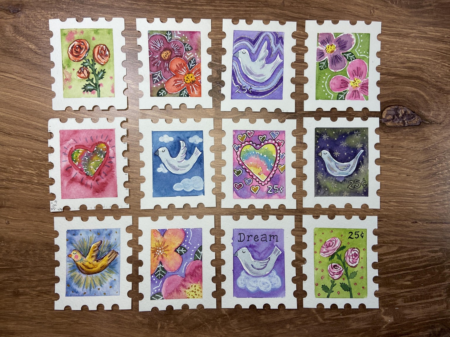 A dozen stamps - image 1 - student project