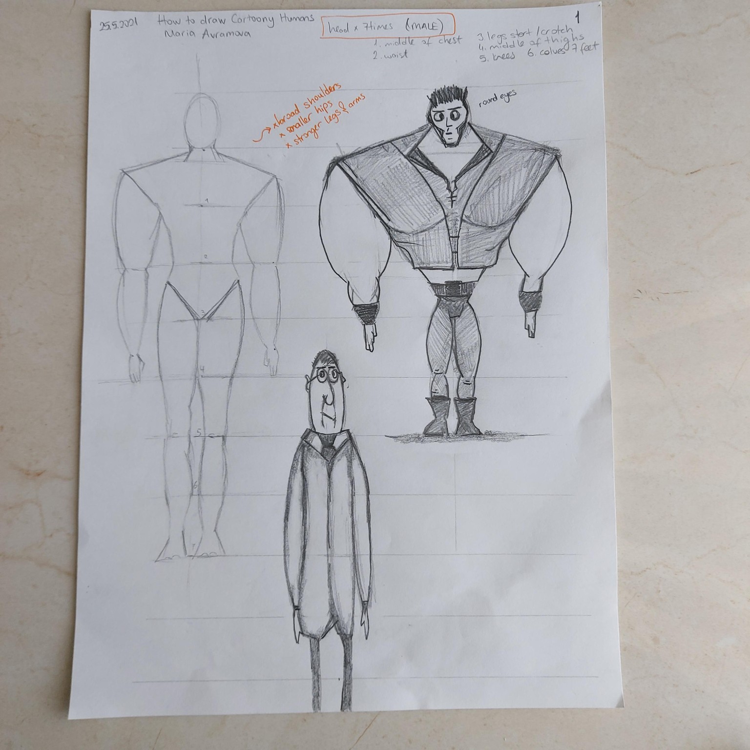 Cartoony Humans by Berna - image 10 - student project