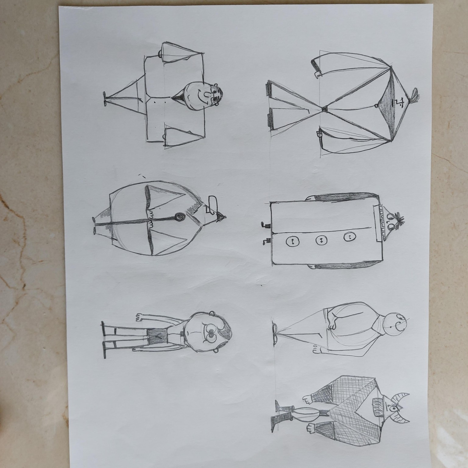 Cartoony Humans by Berna - image 1 - student project