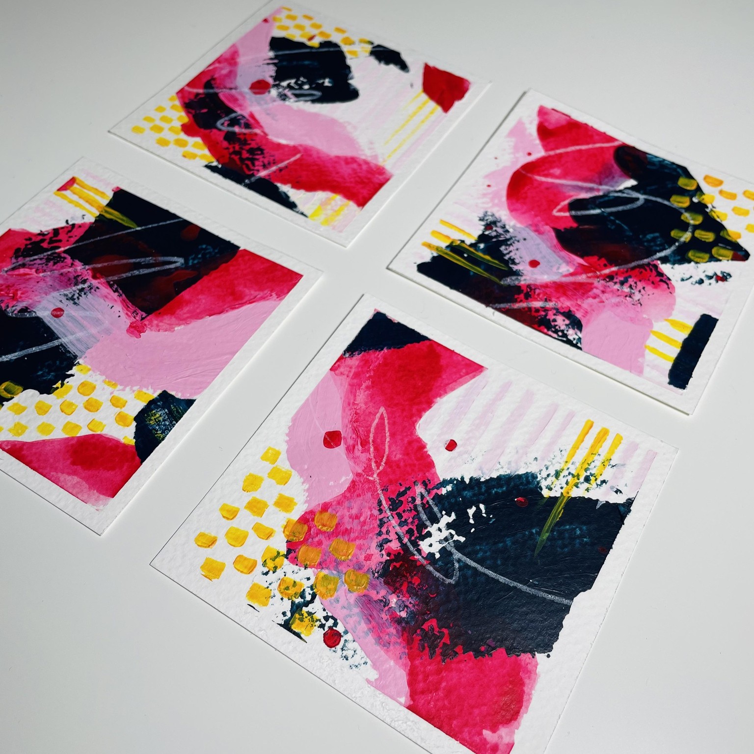Abstract Art Class Progress - image 11 - student project