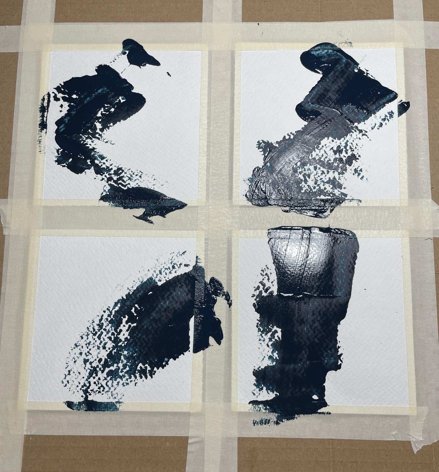 Abstract Art Class Progress - image 6 - student project