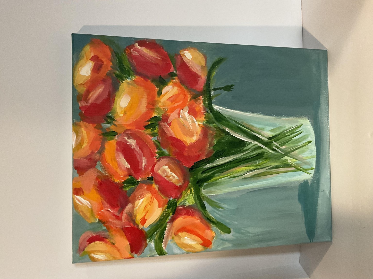 Ranunculus in vase - image 1 - student project