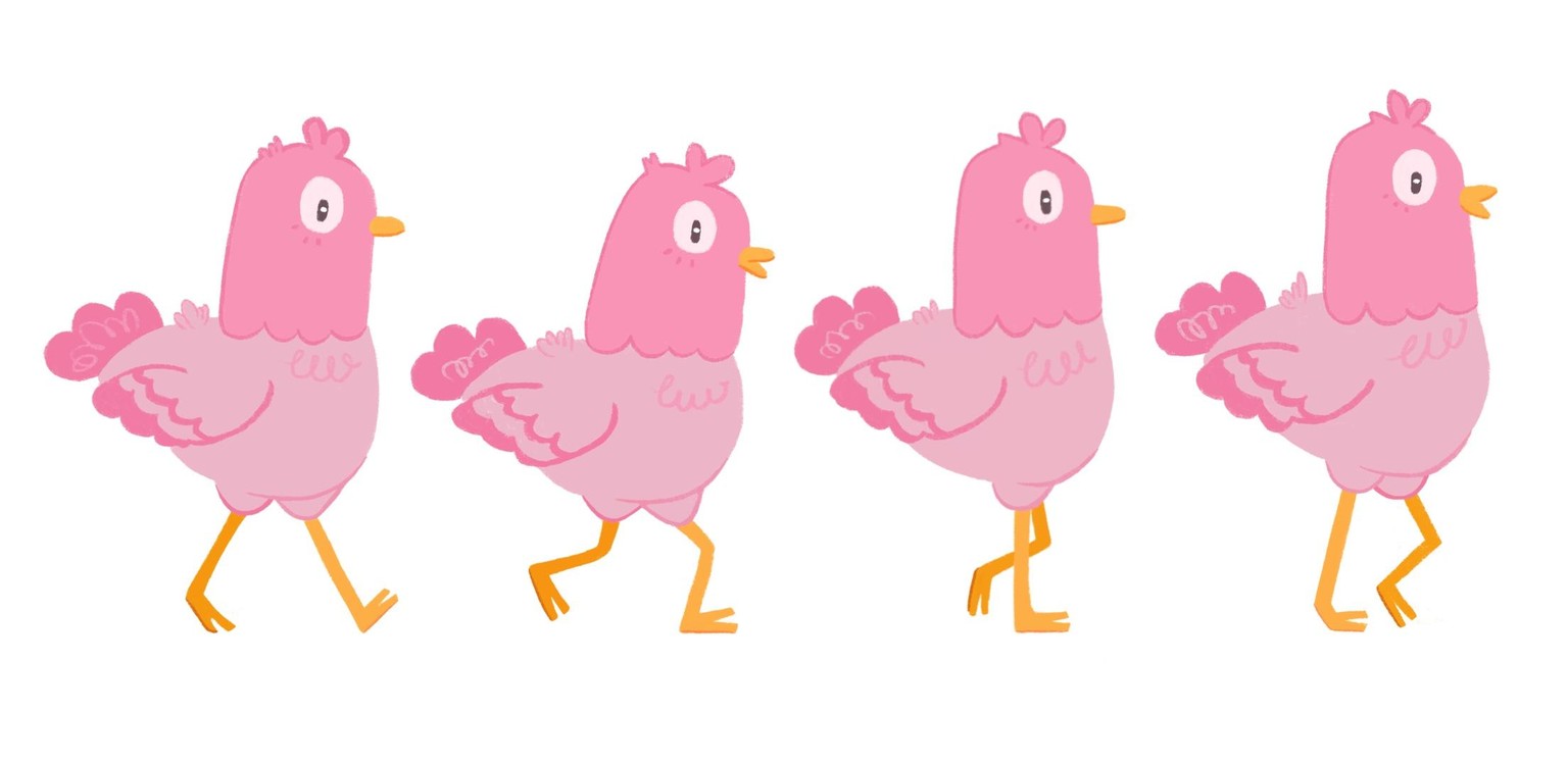 Pixie's Pigeon Walking Cycle - image 3 - student project
