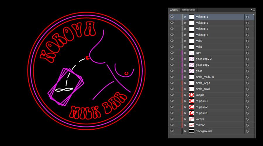Korova Milk Bar - image 4 - student project
