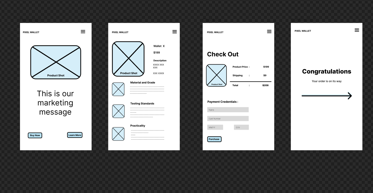 Pixel Wallet - image 5 - student project