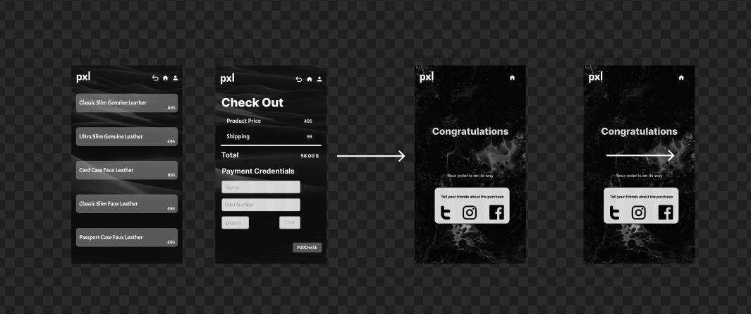 Pixel Wallet - image 4 - student project