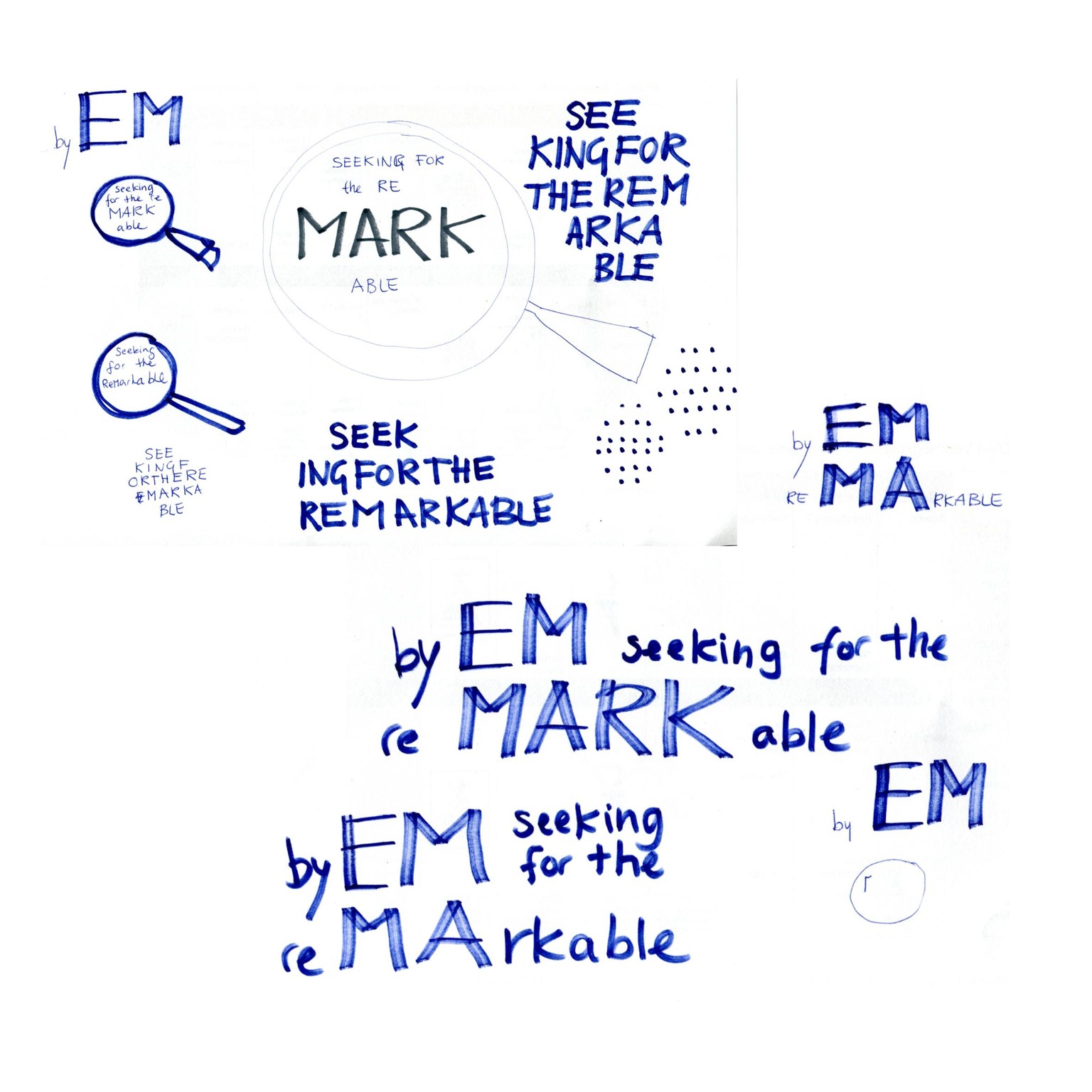 byEM seeking the remarkable - superhero logo design - image 3 - student project