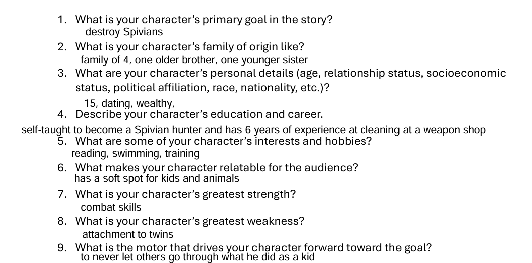Rivens character profile - image 1 - student project