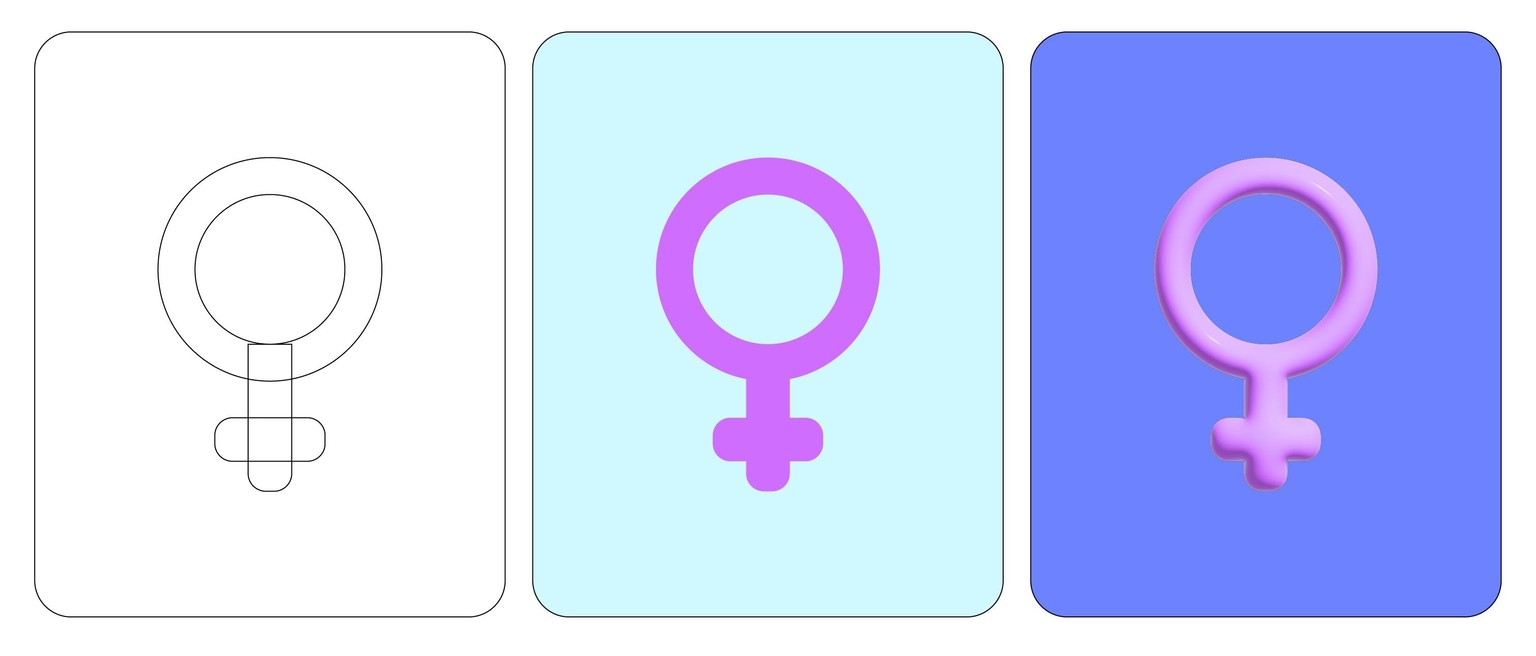 3D Icons with illustrator - First Try - image 2 - student project