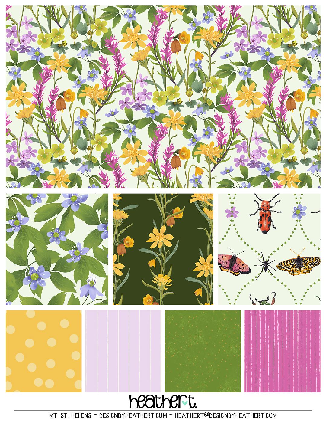 Mt. St. Helens - Fabric Collection - image 1 - student project