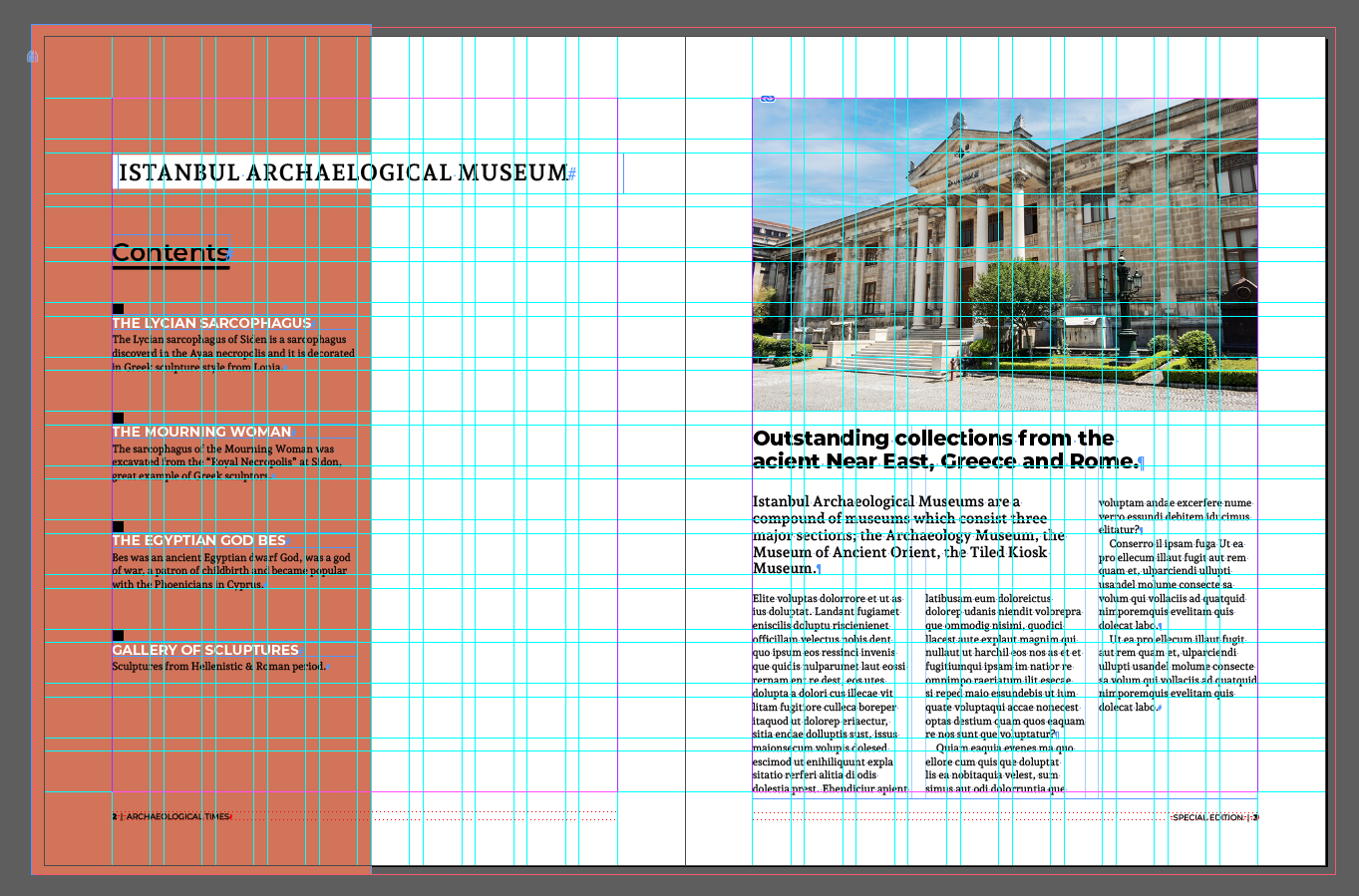 Create a Magazine Layout in Adobe InDesign - image 1 - student project