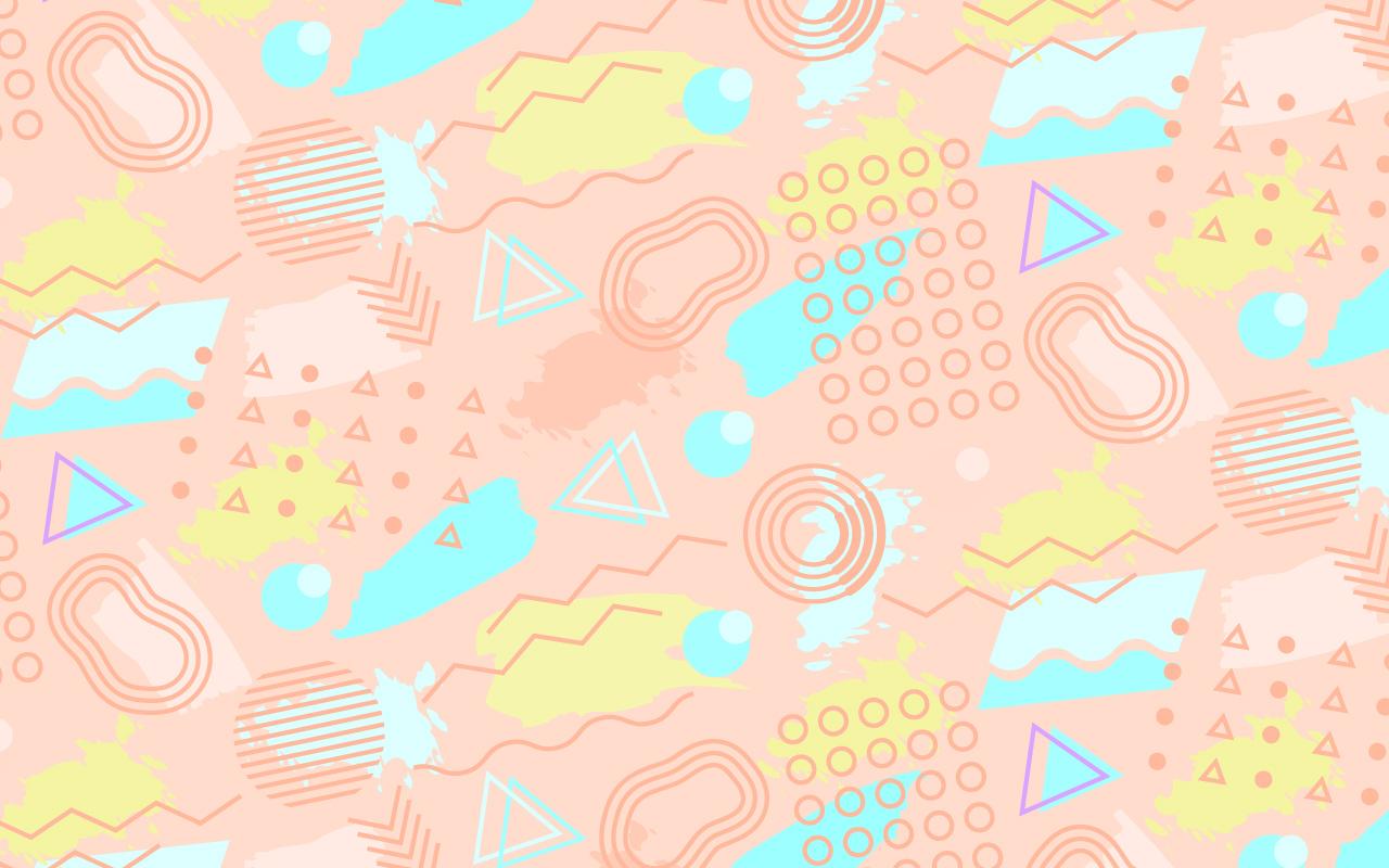 Memphis Patterns in Adobe Illustrator - image 2 - student project