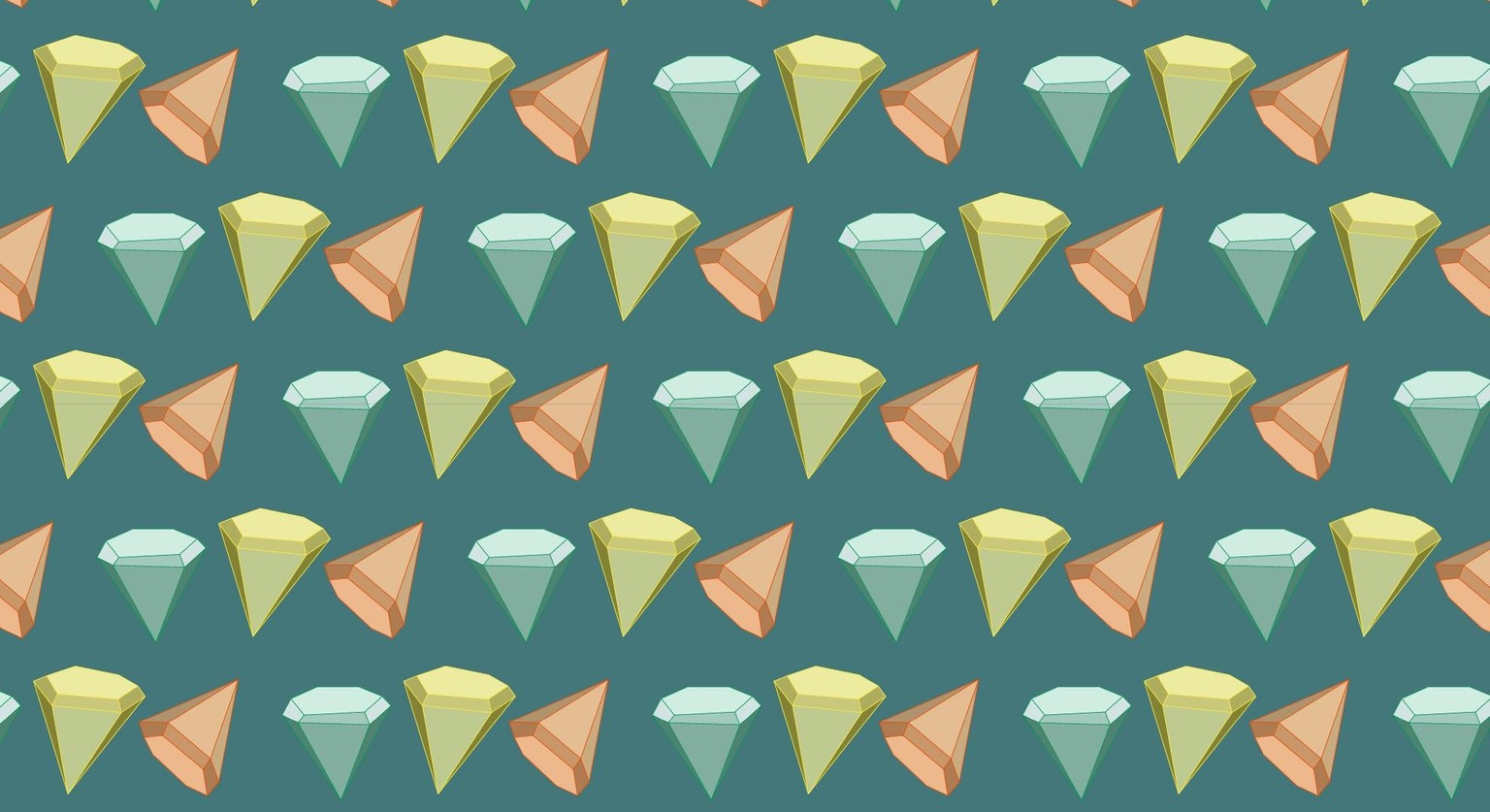 Diamond and Crystal Patterns in Adobe Illustrator - image 8 - student project