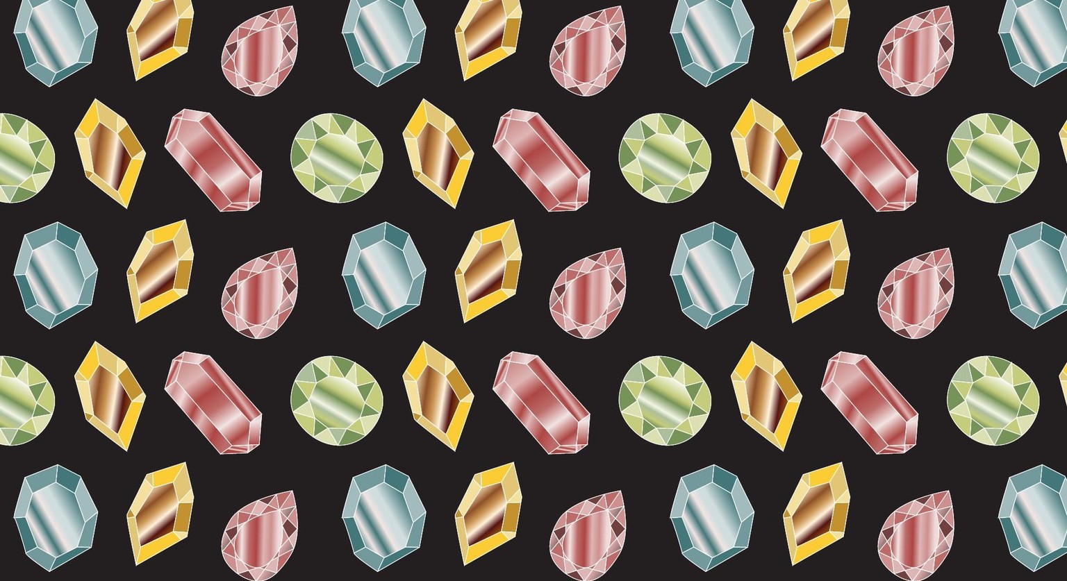 Diamond and Crystal Patterns in Adobe Illustrator - image 2 - student project
