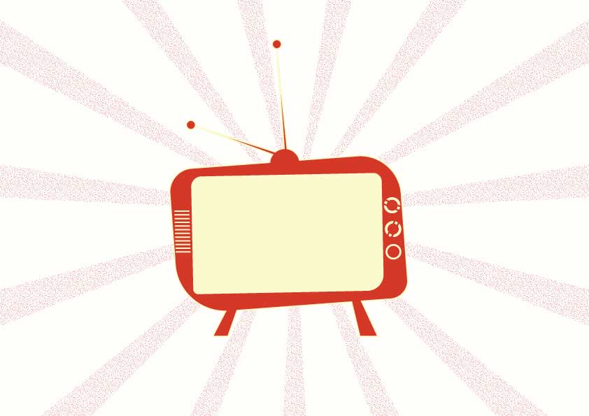 RETRO TV ILLUSTRATION - image 1 - student project