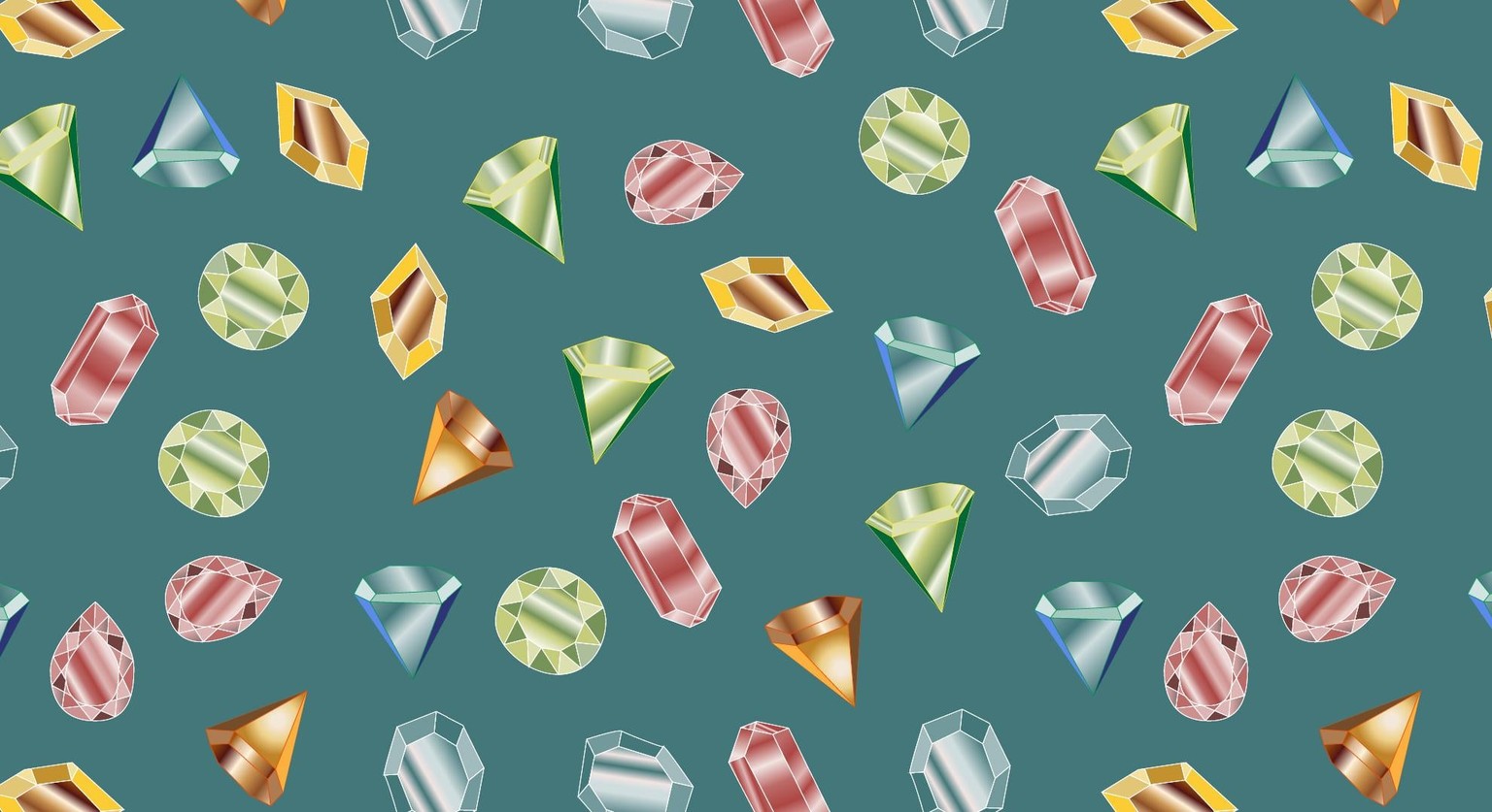 Diamond and Crystal Patterns in Adobe Illustrator - image 7 - student project