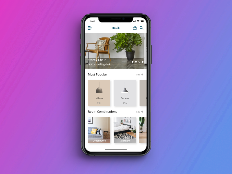 Howe Mobile App - image 1 - student project