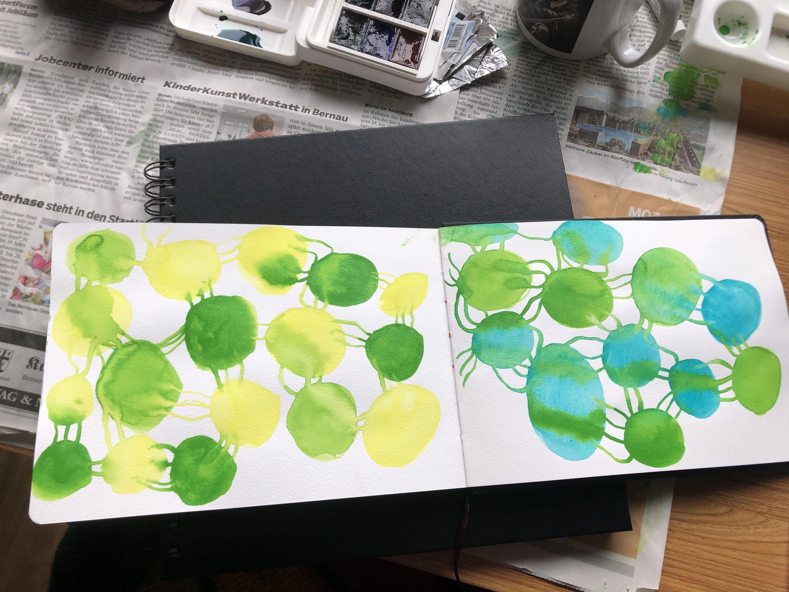 7 Colorful Watercolor Exercises - image 1 - student project
