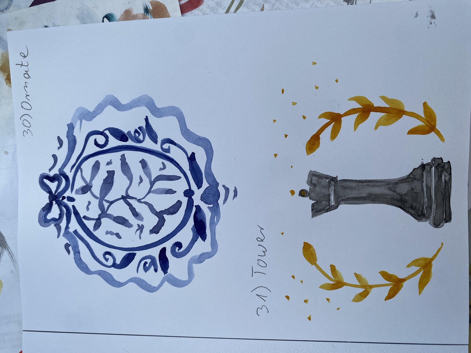 Watercolor Challenge - image 14 - student project