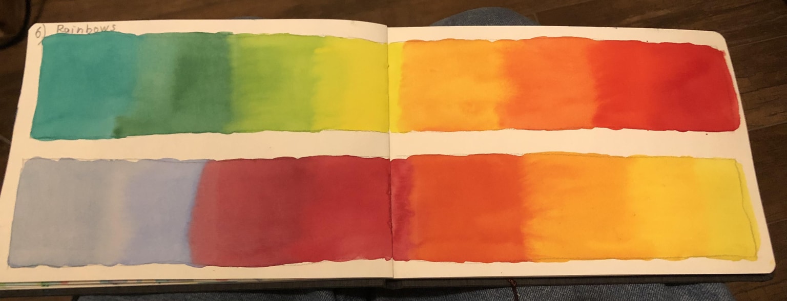 7 Colorful Watercolor Exercises - image 4 - student project