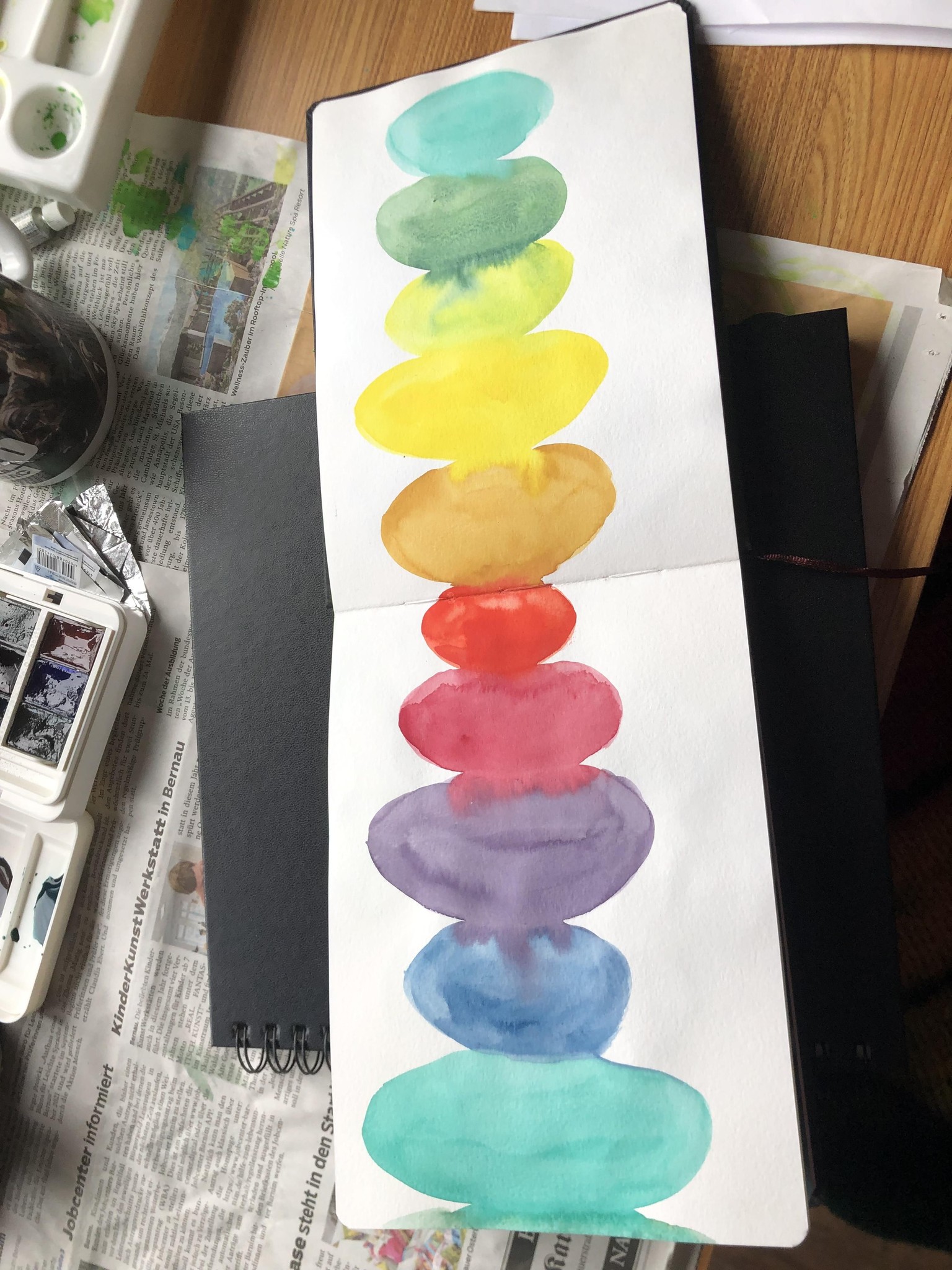7 Colorful Watercolor Exercises - image 7 - student project