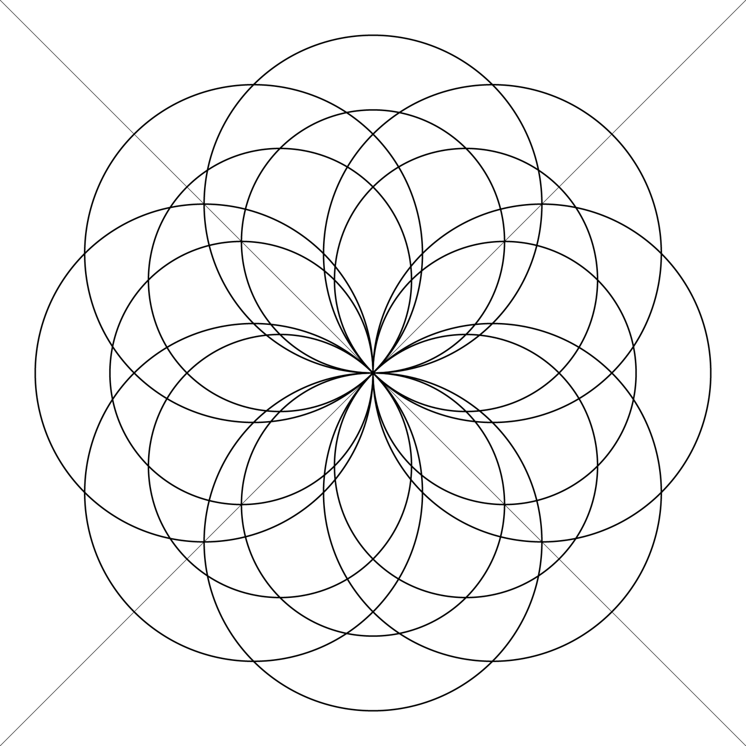 Halftone mandala - image 1 - student project