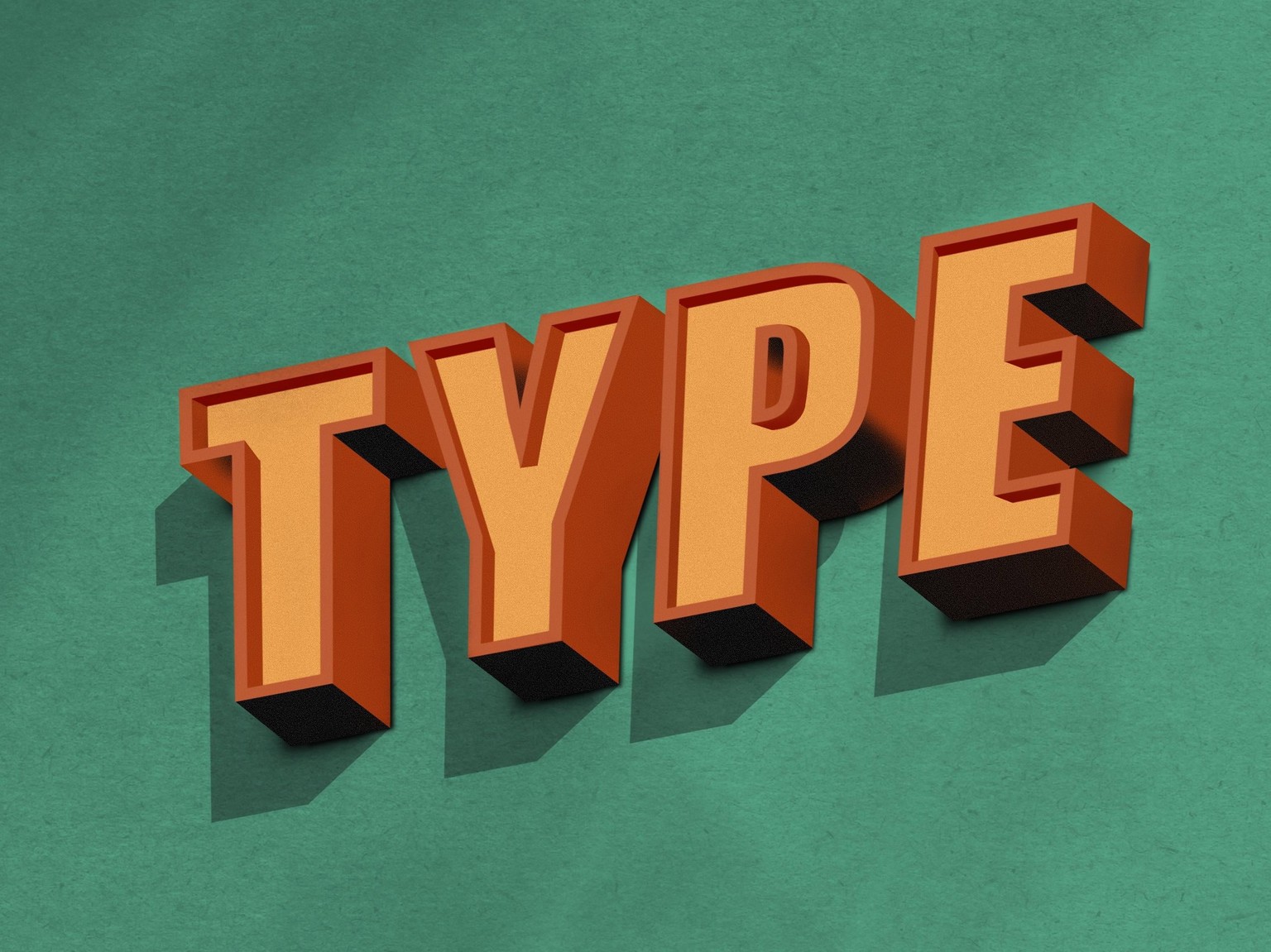 3D lettering - image 2 - student project