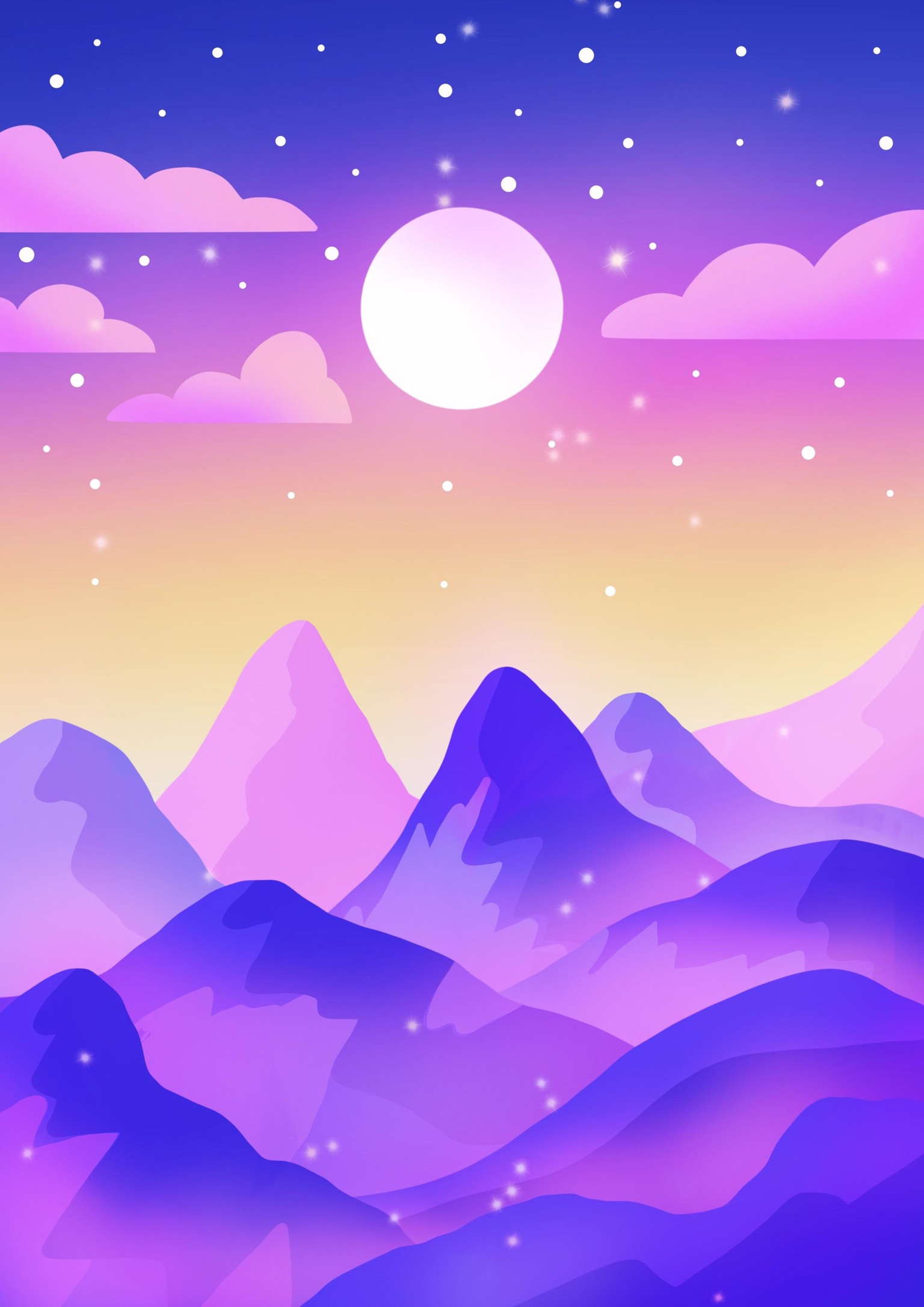 Mountain dawn - image 1 - student project