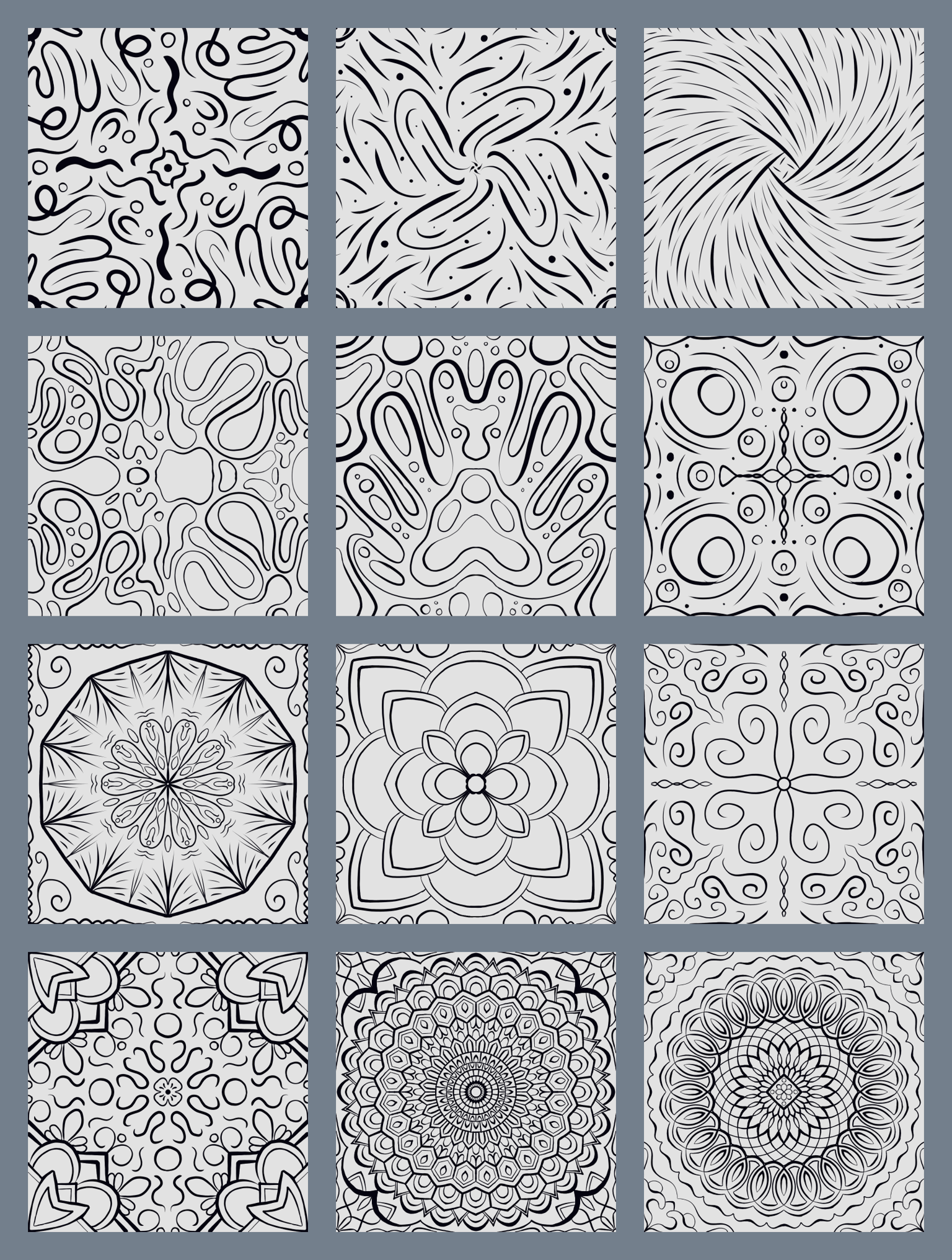Seamless Hand-drawn Patterns In Krita - image 1 - student project