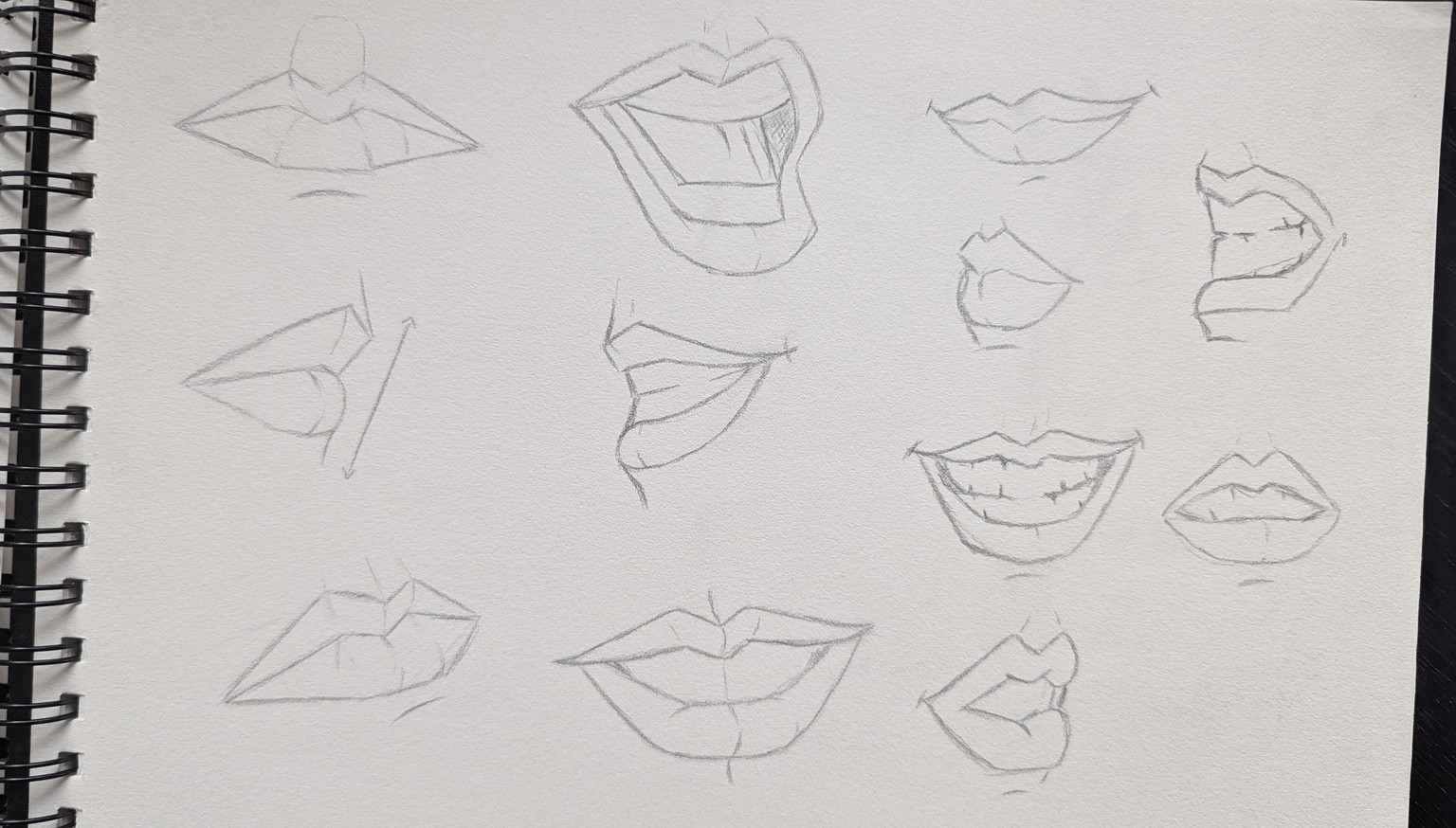 Drawing mouth - first time - image 2 - student project