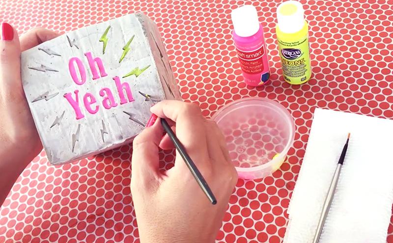 DIY: Make a Cement Planter & Engrave a Personalized Message (SAMPLE PROJECT) - image 5 - student project