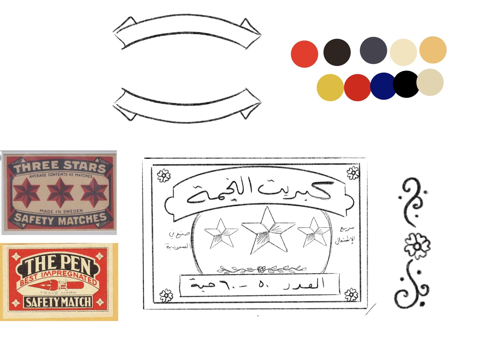 Vintage Arabic Matchbox - image 1 - student project