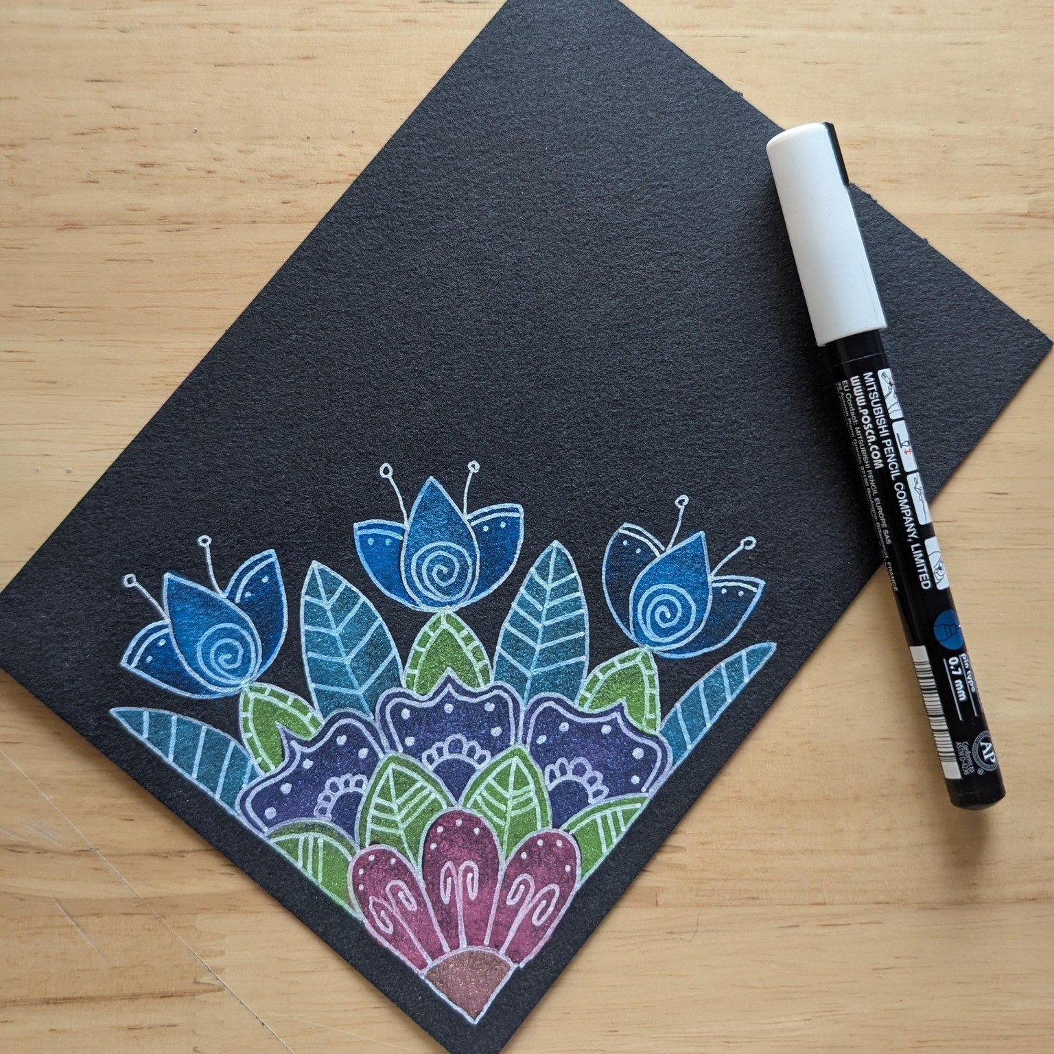 Fun with Metallic Watercolor - image 1 - student project