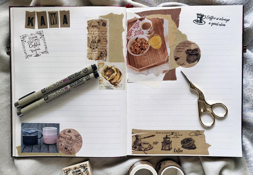 My first journal spreads - image 2 - student project