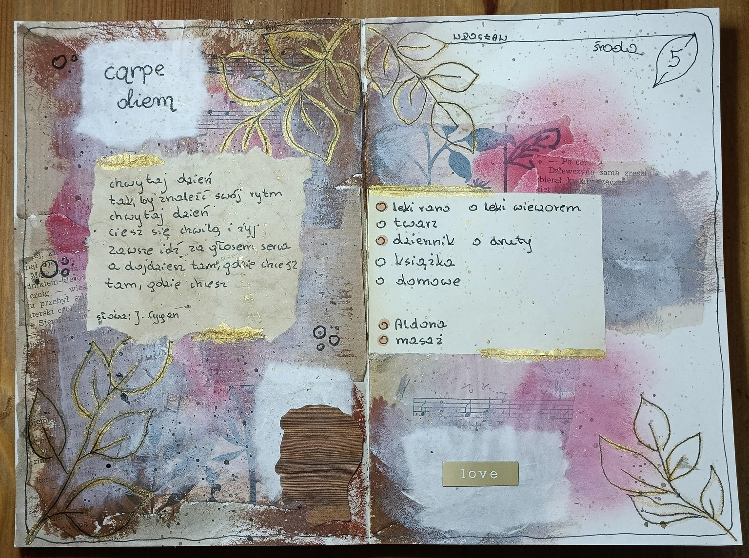 My daily journal page - image 1 - student project