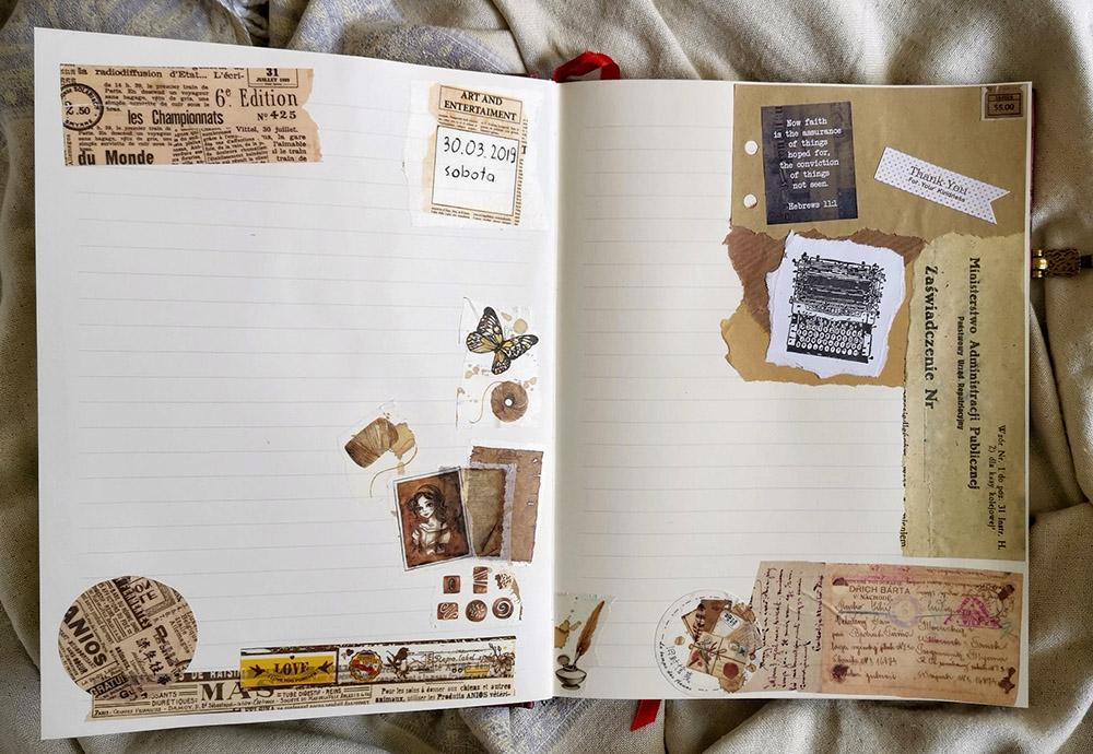 My first journal spreads - image 3 - student project
