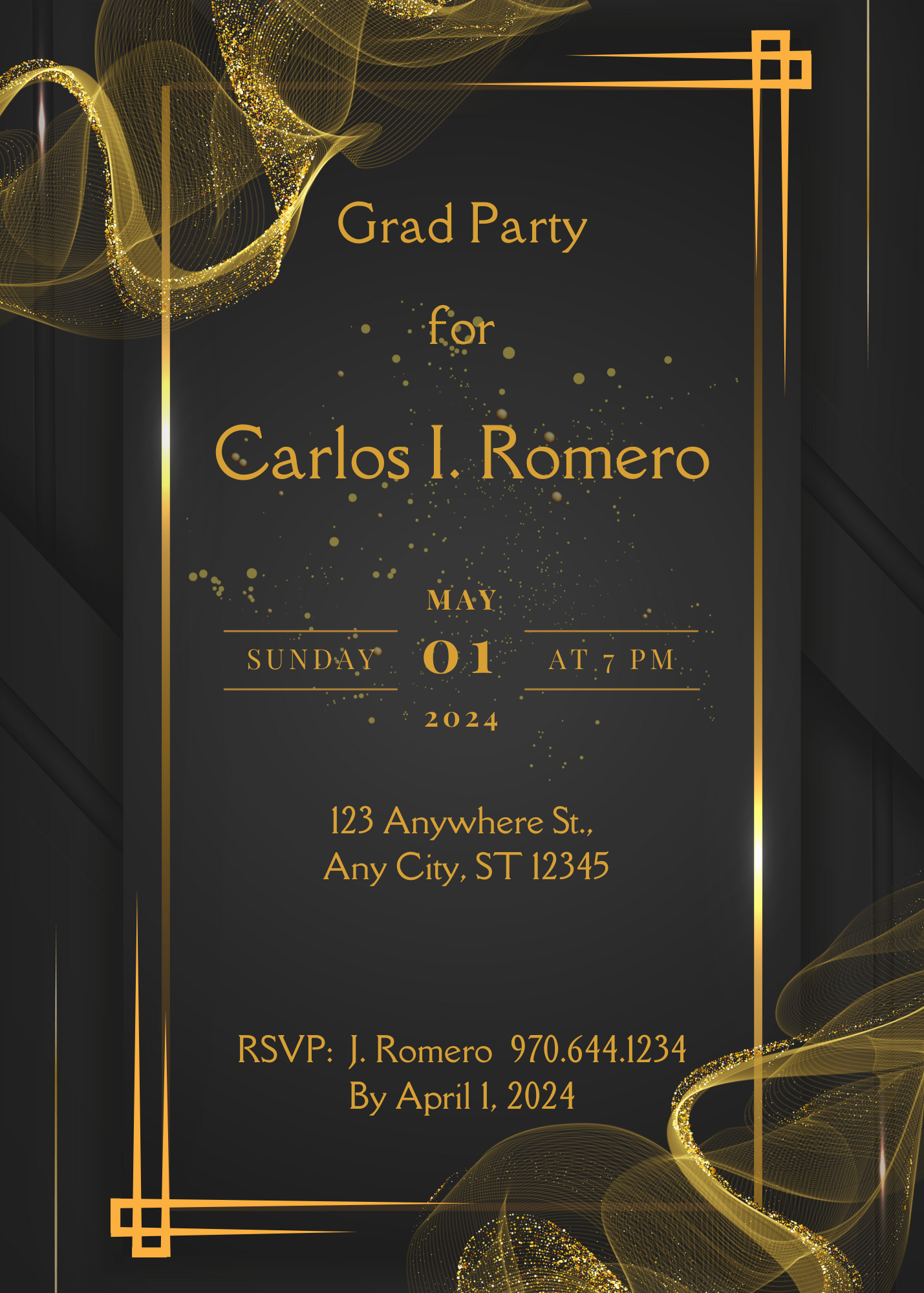 Grad Invitation - image 1 - student project