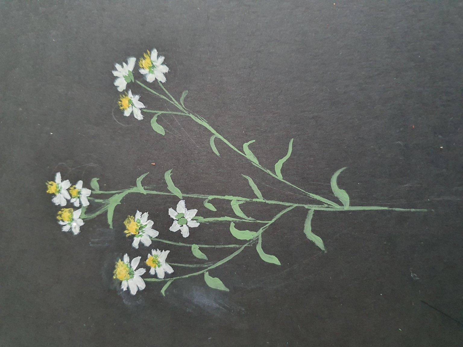 Gouache flowers:) - image 2 - student project