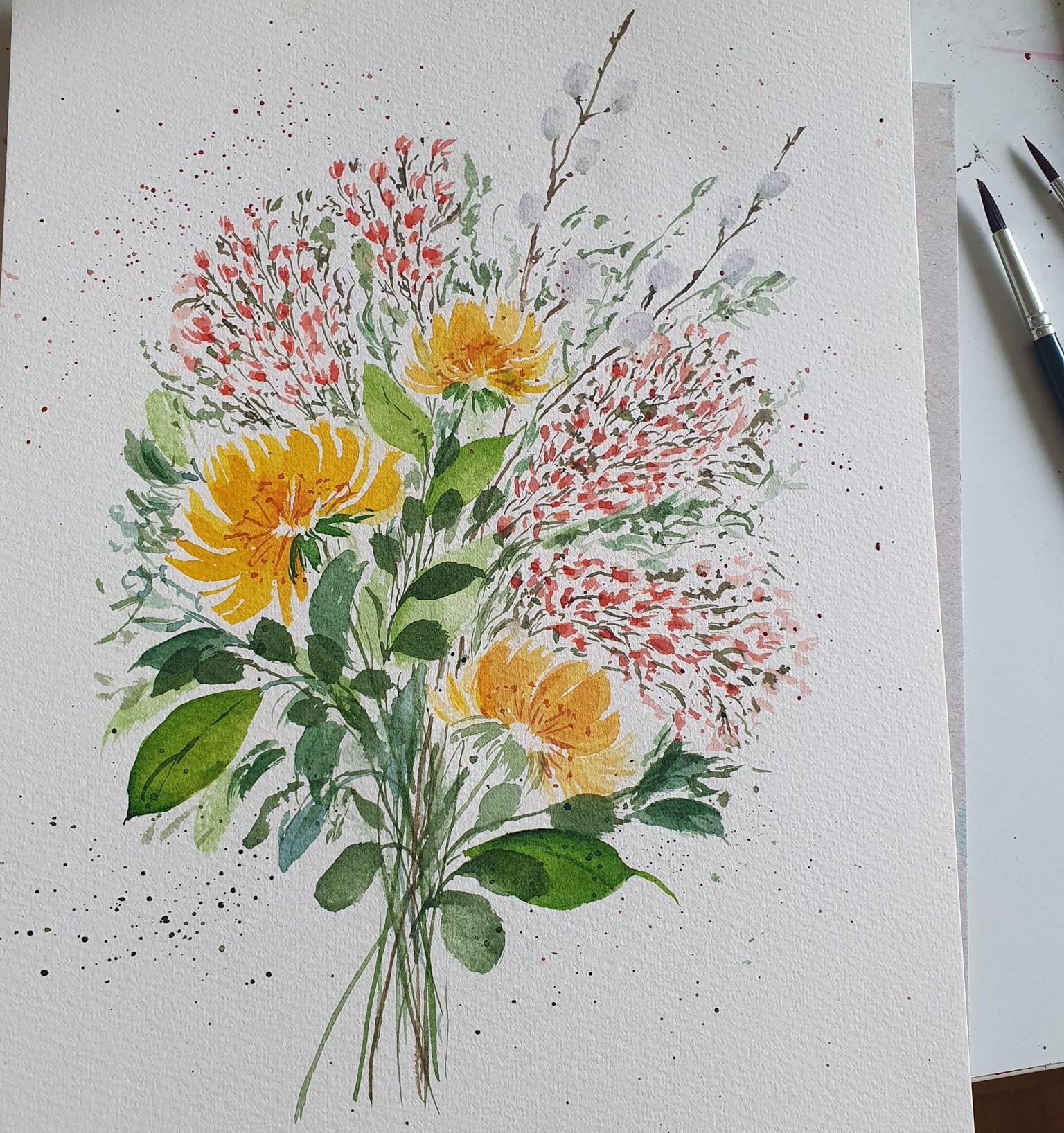 Spring bouquet :))) - image 1 - student project