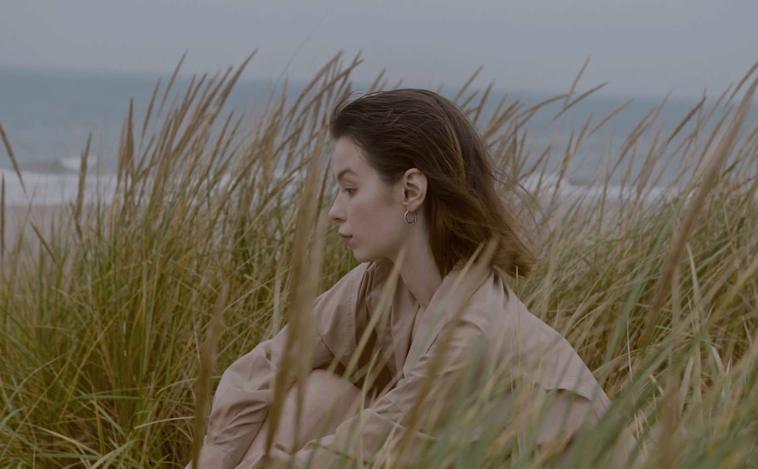 Sad girl at Beach - Thinking about Regrets - image 1 - student project