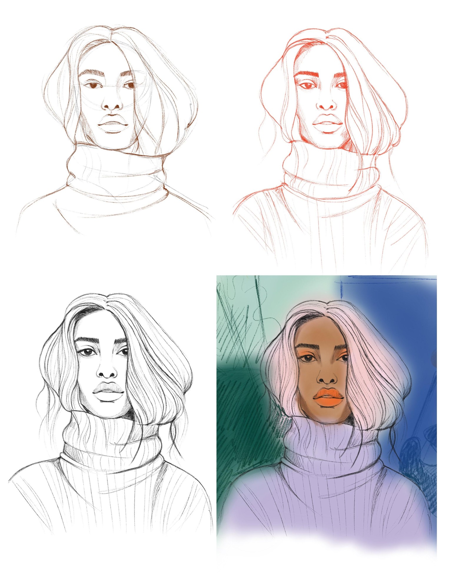 Portrait in Pastel - image 3 - student project