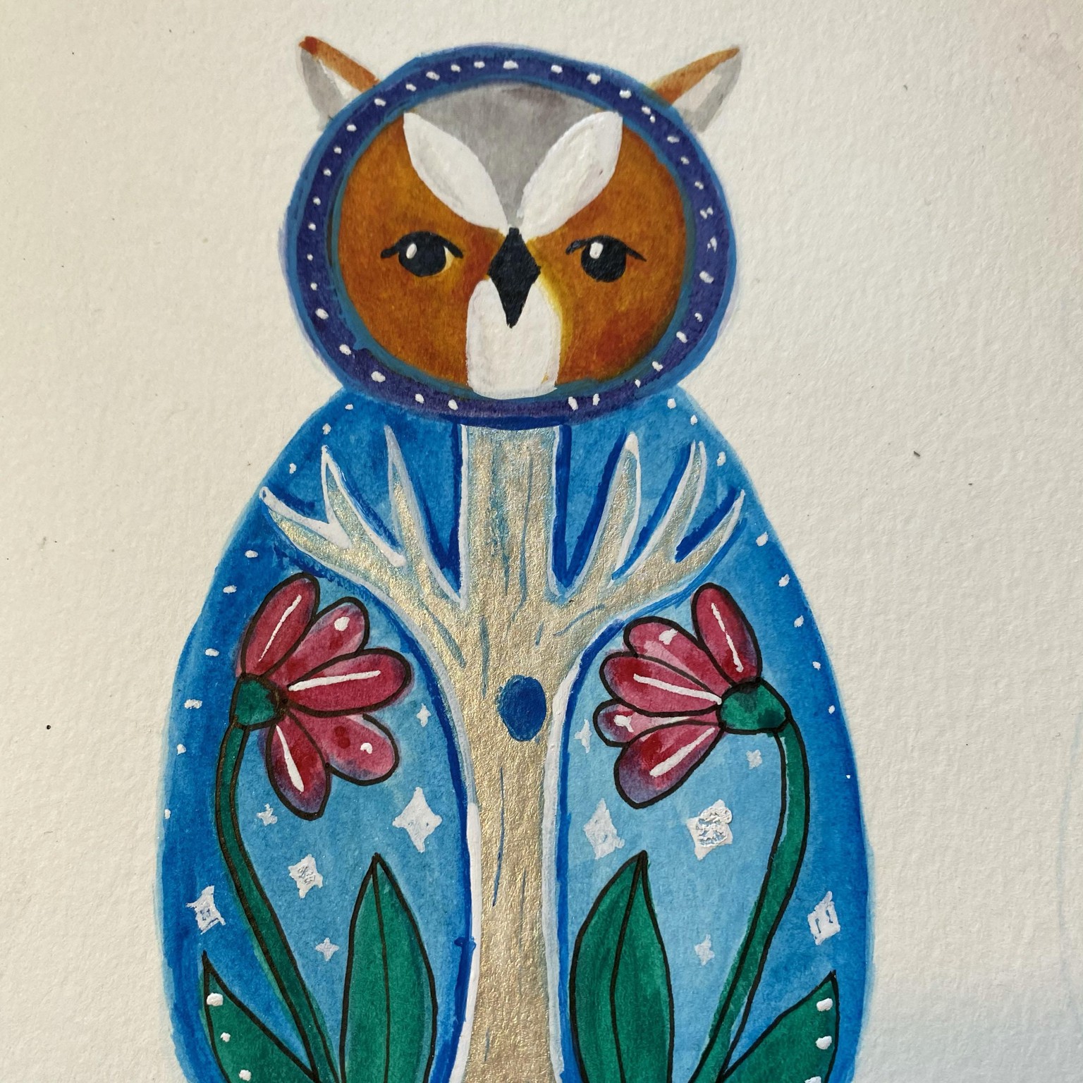 Owl Nesting Dolls - image 3 - student project