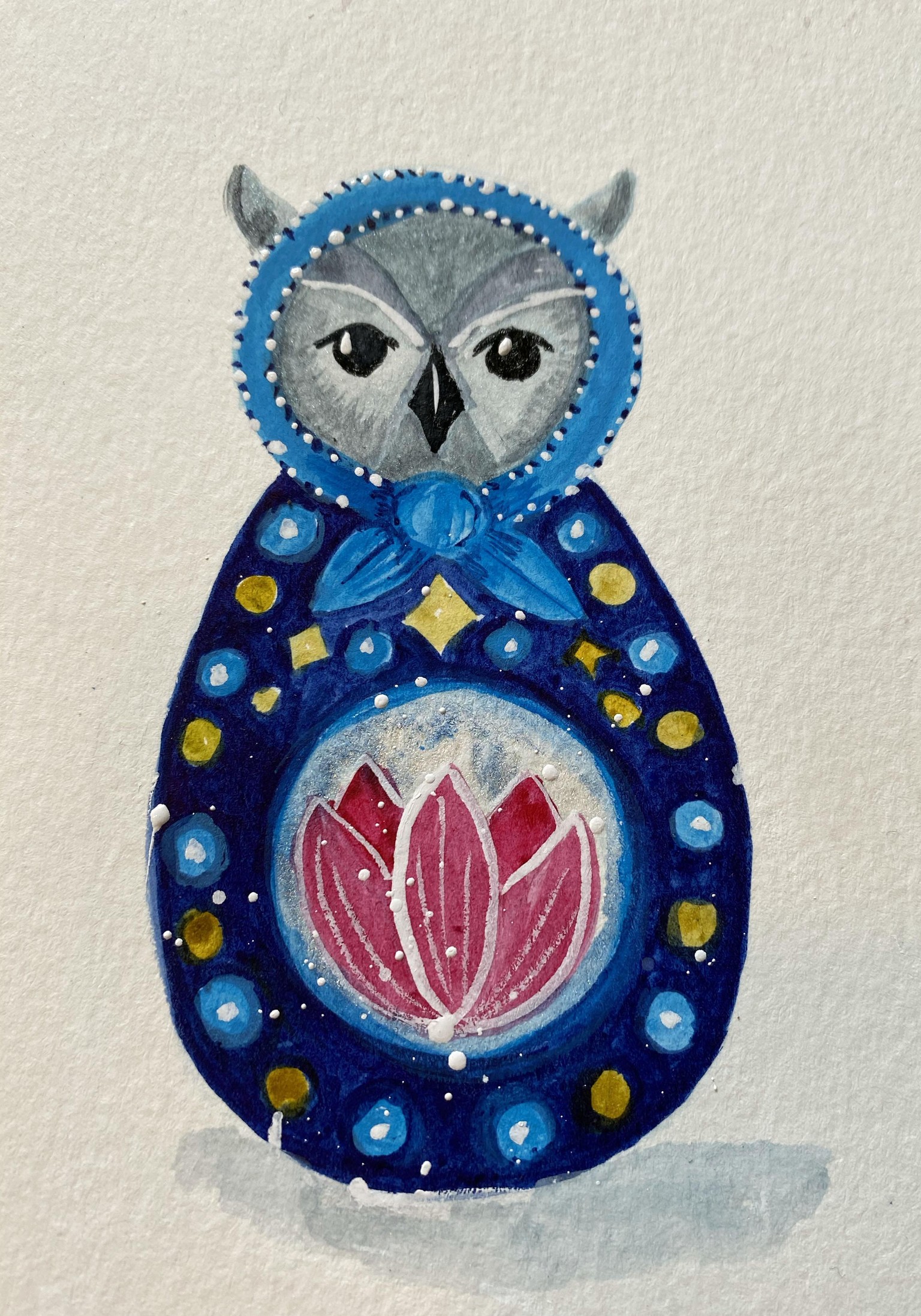 Owl Nesting Dolls - image 1 - student project