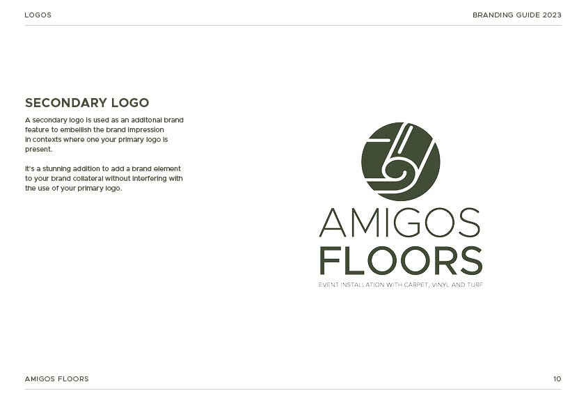 Amigos Floors Brand Guide - image 6 - student project