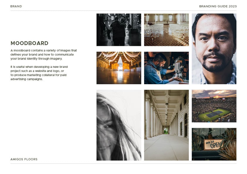 Amigos Floors Brand Guide - image 5 - student project