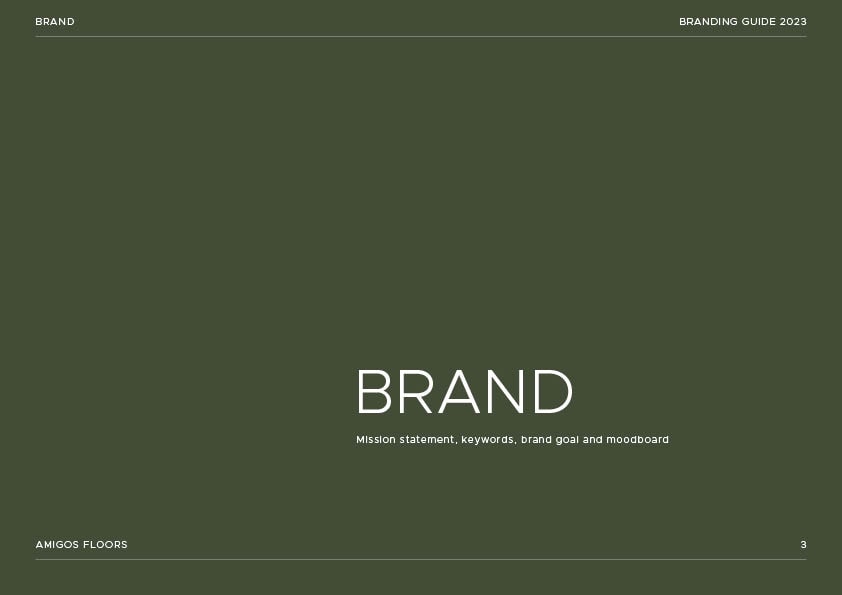 Amigos Floors Brand Guide - image 4 - student project