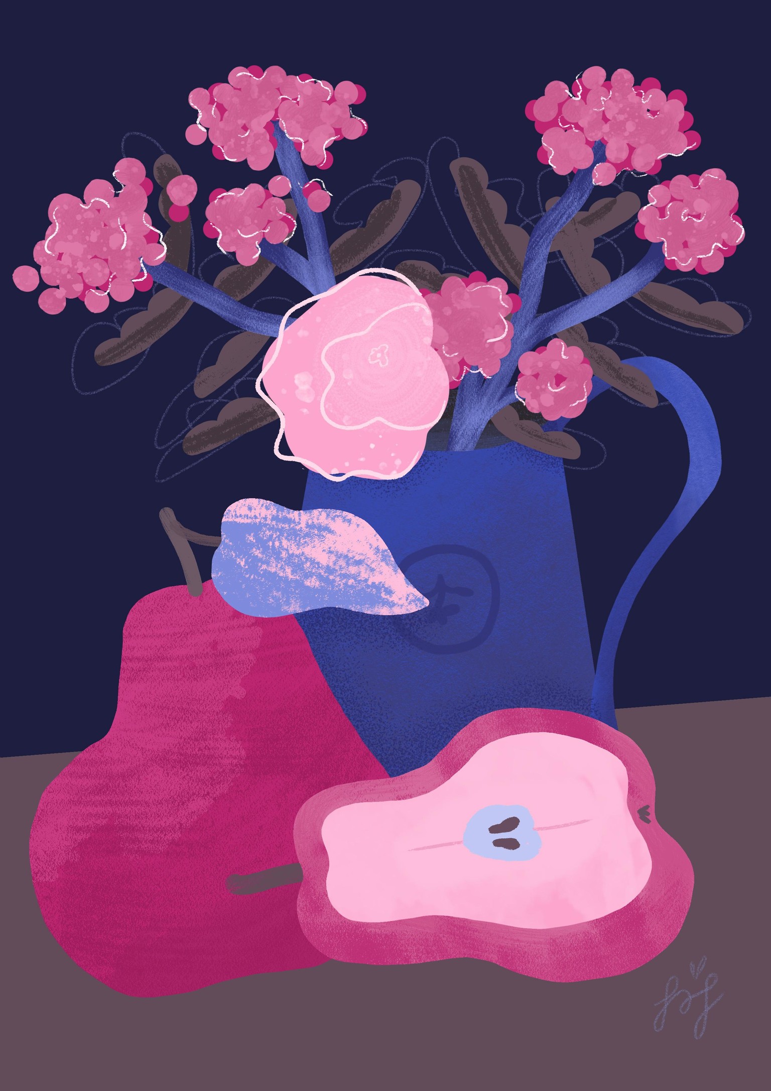 Night flower bouquet - image 1 - student project