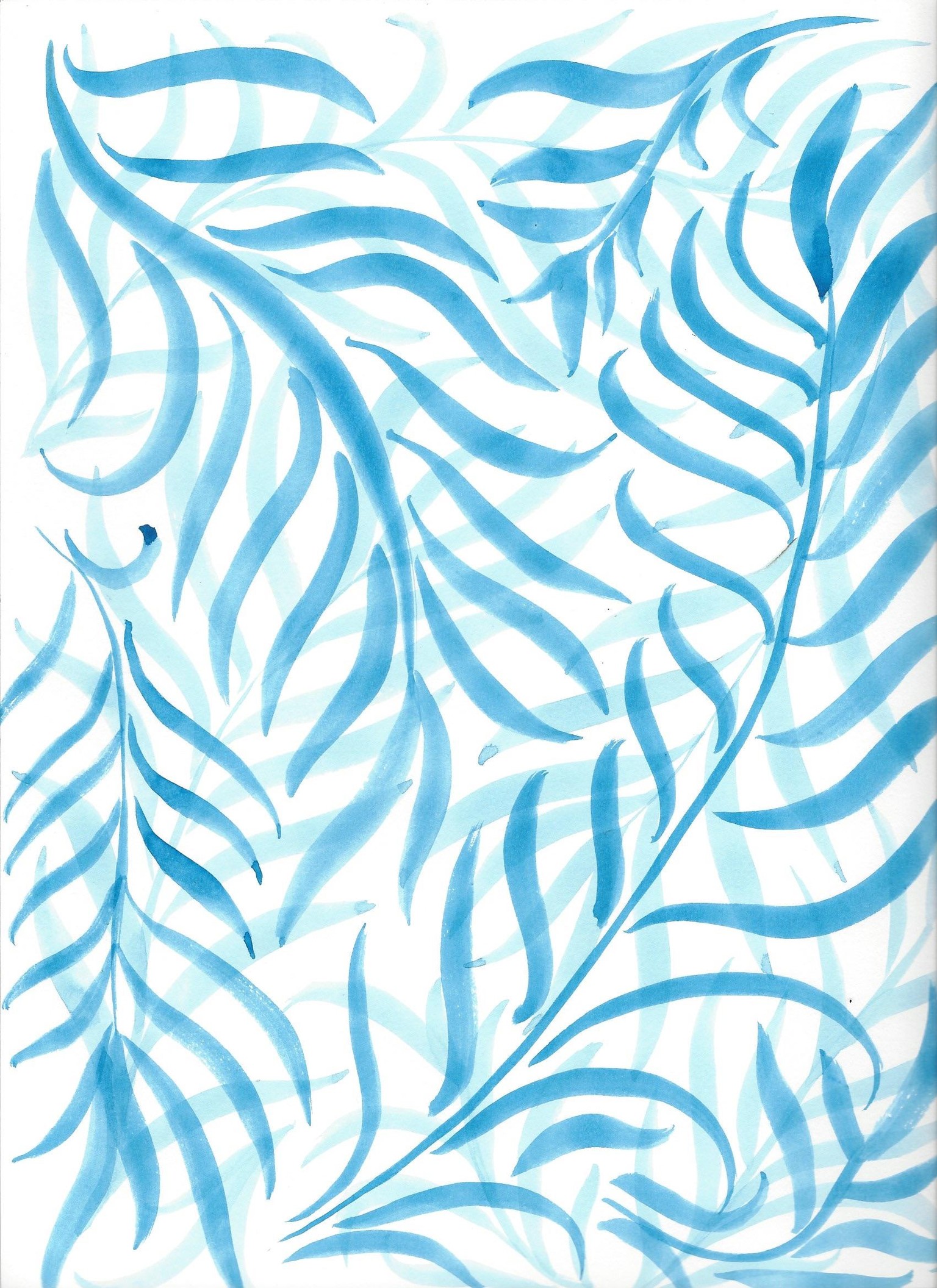 Watercolor triangles tile - image 1 - student project