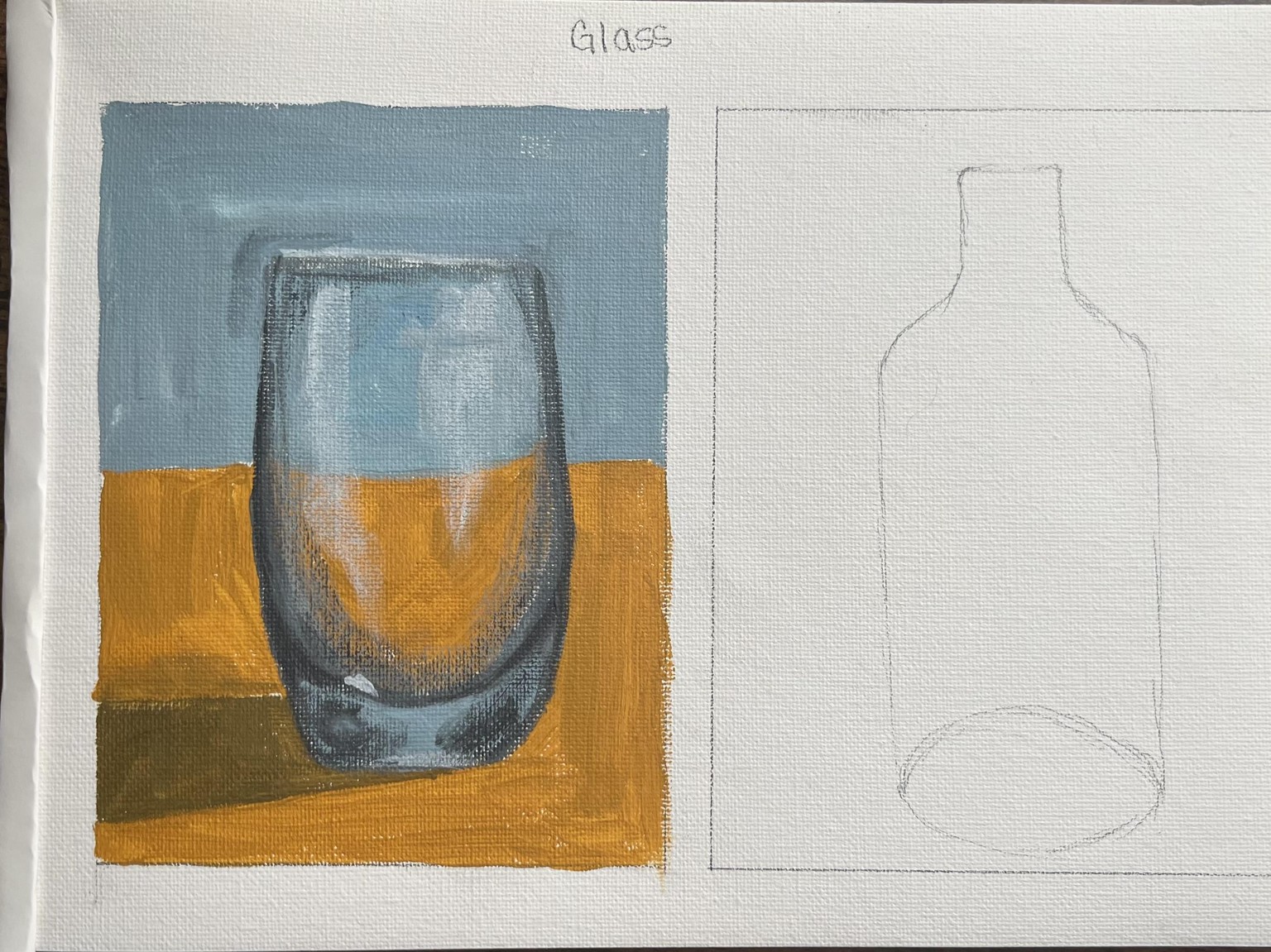 Glass in acrylic - image 1 - student project
