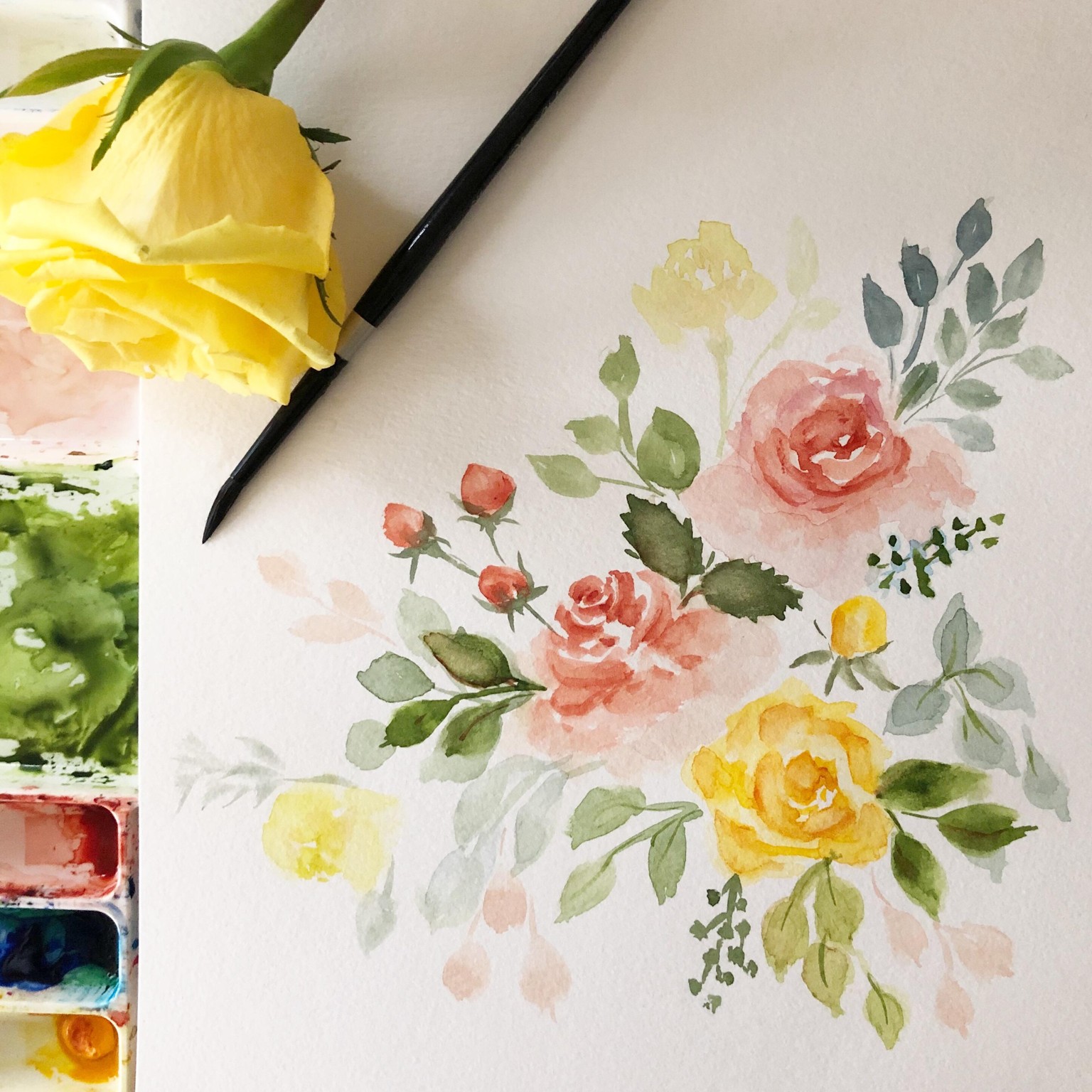 Painting Roses with Esther - image 1 - student project
